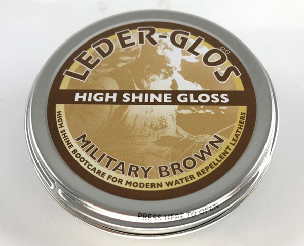 leder gris boot polish